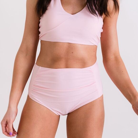 NWT Crossback Athletic Bikini Swimsuit Top / Sports Bralette in Jade - Picture 12 of 13